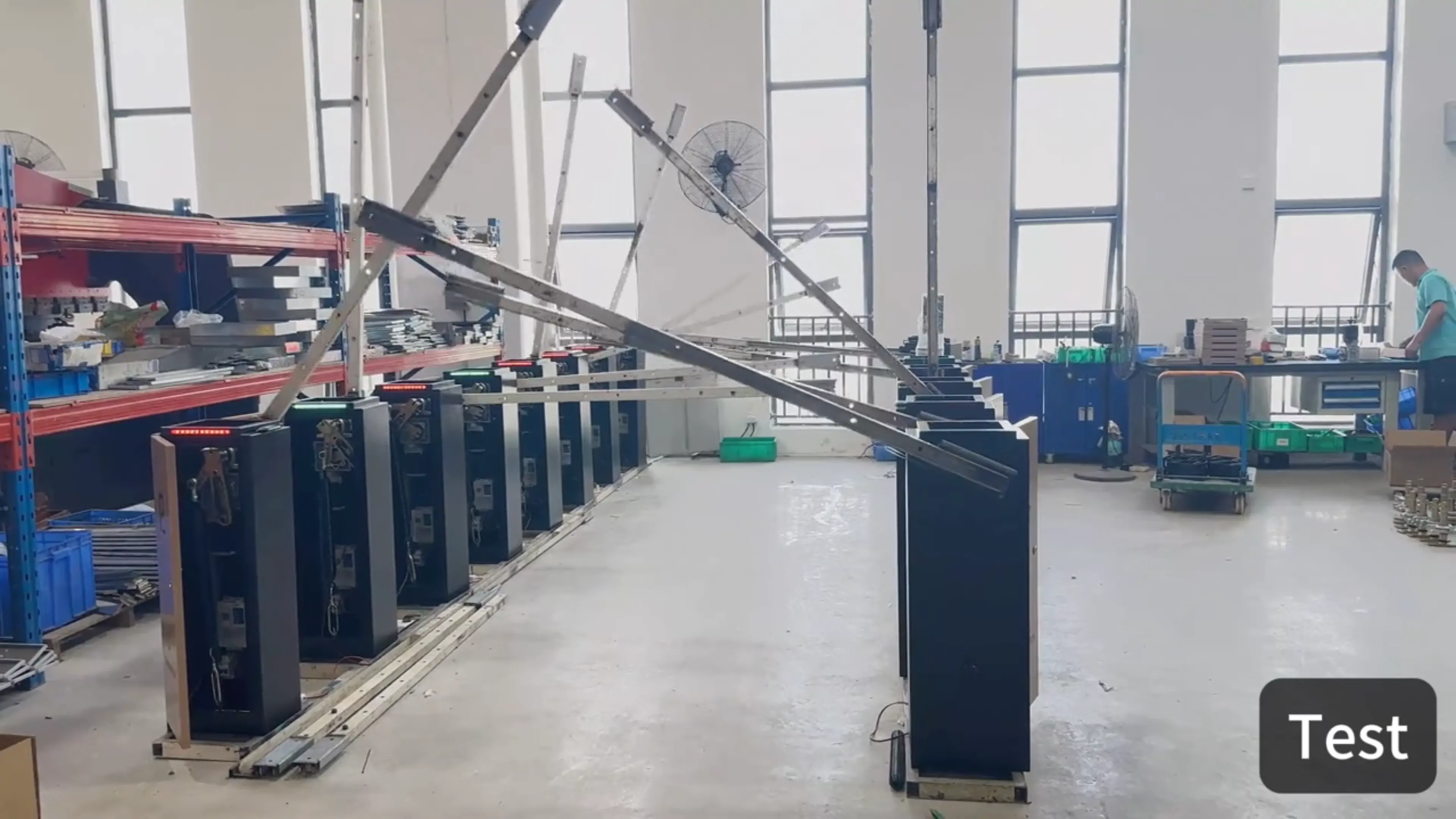 第二代无弹簧栅栏门停车系统自动栅栏门